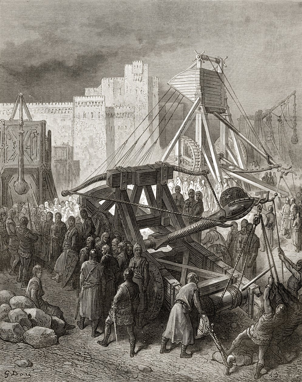 De Oorlogsmachines van de Kruisvaarders, illustratie uit 
