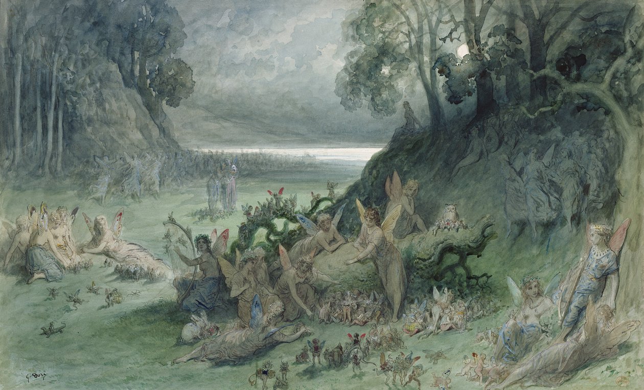 Het Feeënfestival door Gustave Dore