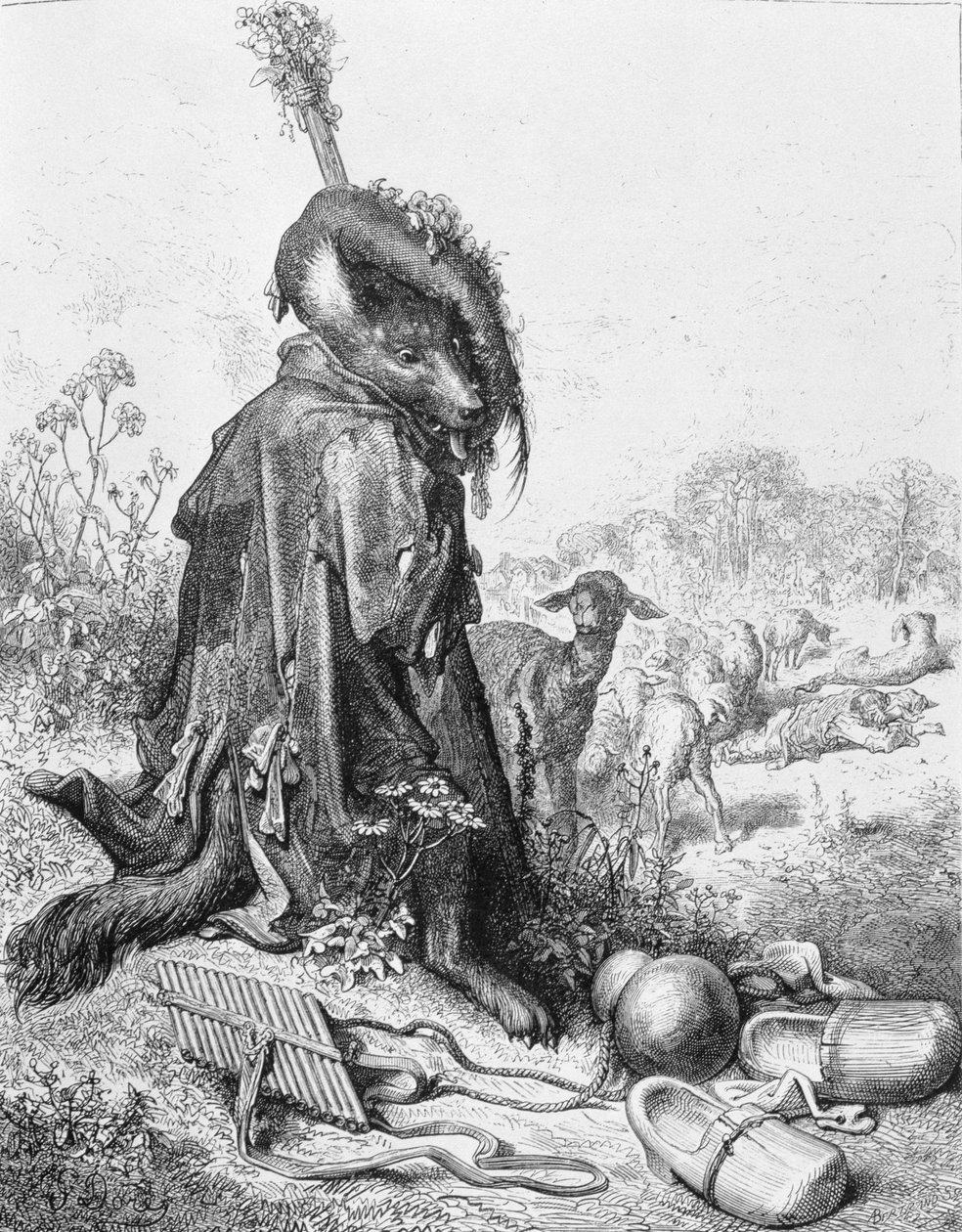 De Wolf werd Herder, illustratie uit 