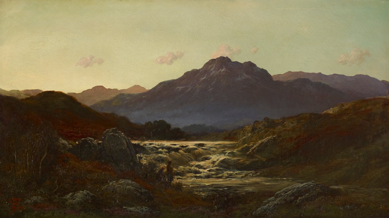 Stroomversnelling in de Hooglanden door Gustave Dore