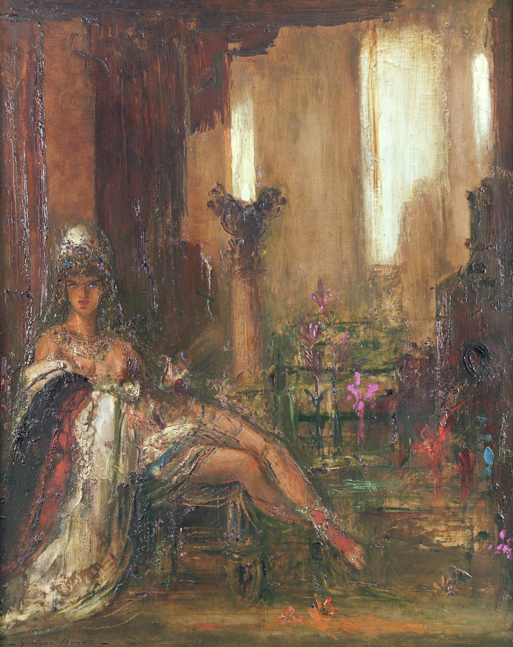 Delilah door Gustave Moreau