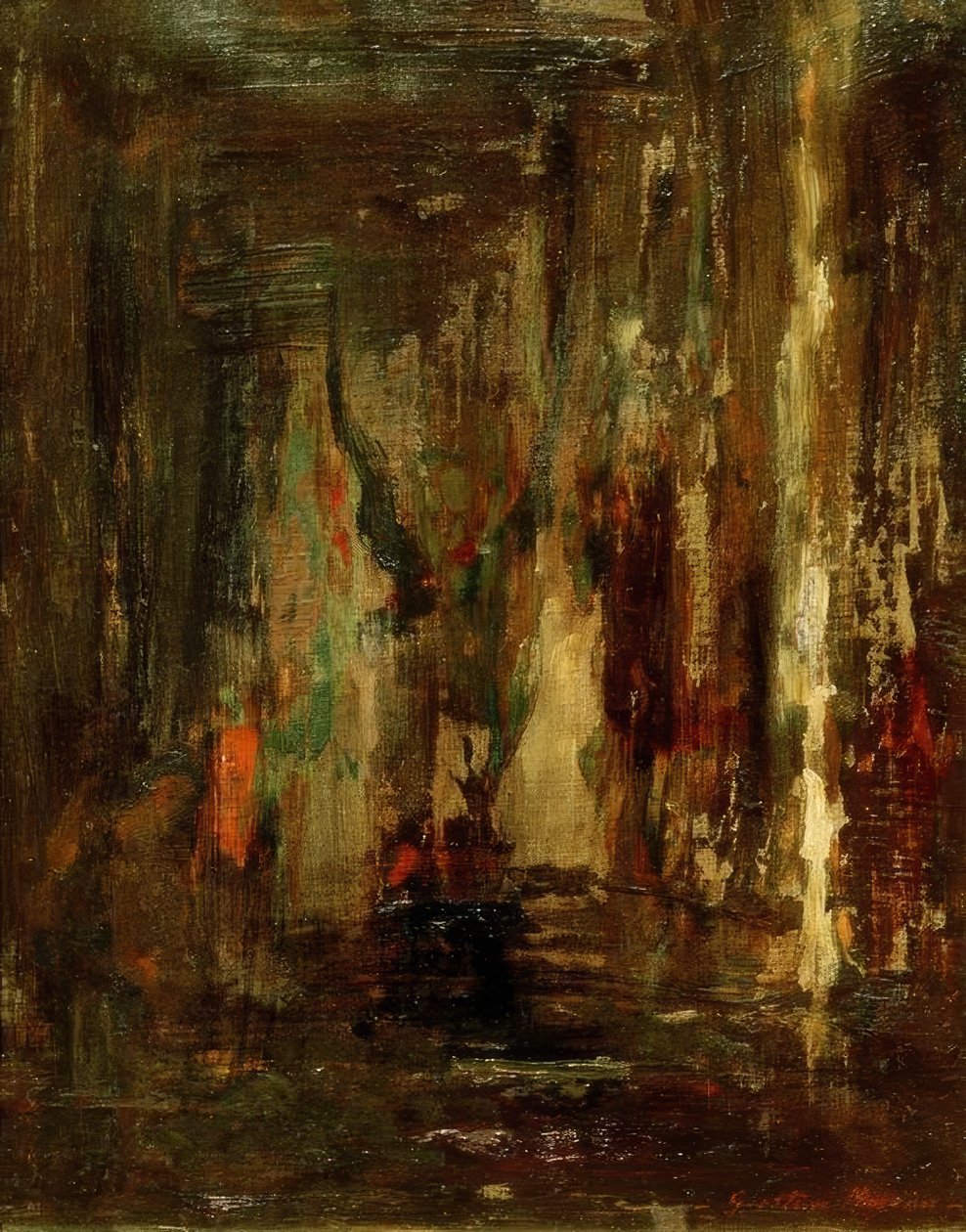 Schets voor Oedipus Reiziger door Gustave Moreau