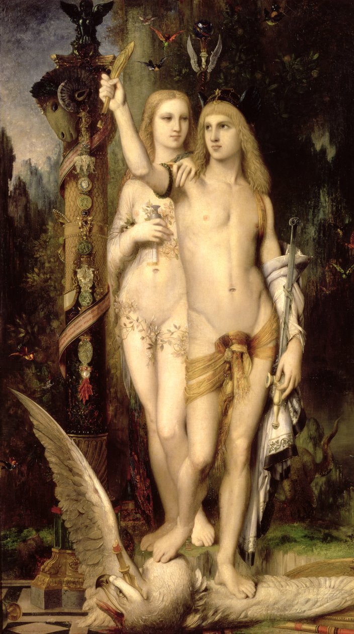 Jason, of Jason en Medea, 1865 door Gustave Moreau