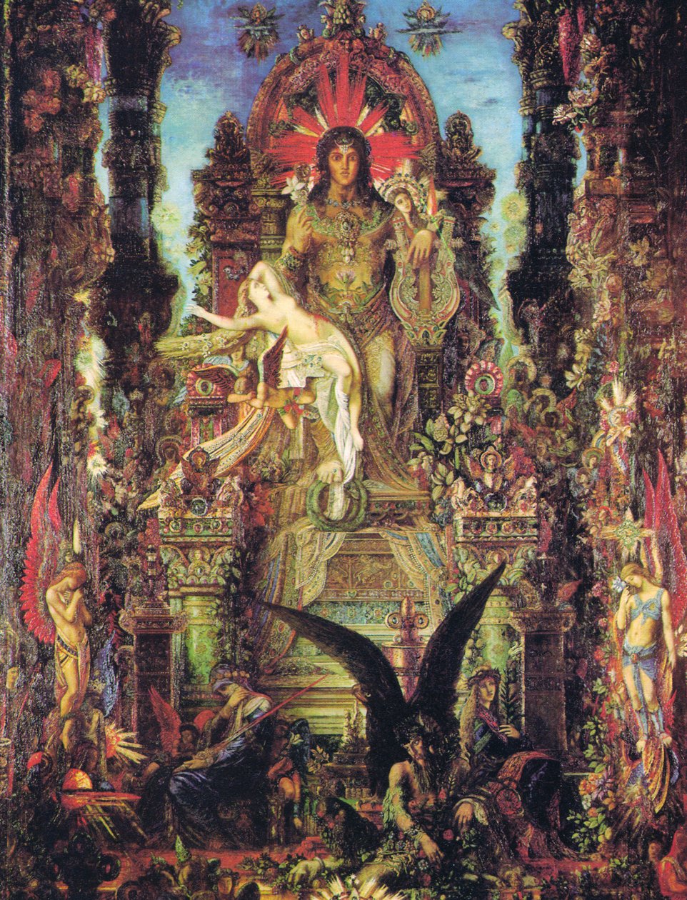 Jupiter en Semele door Gustave Moreau