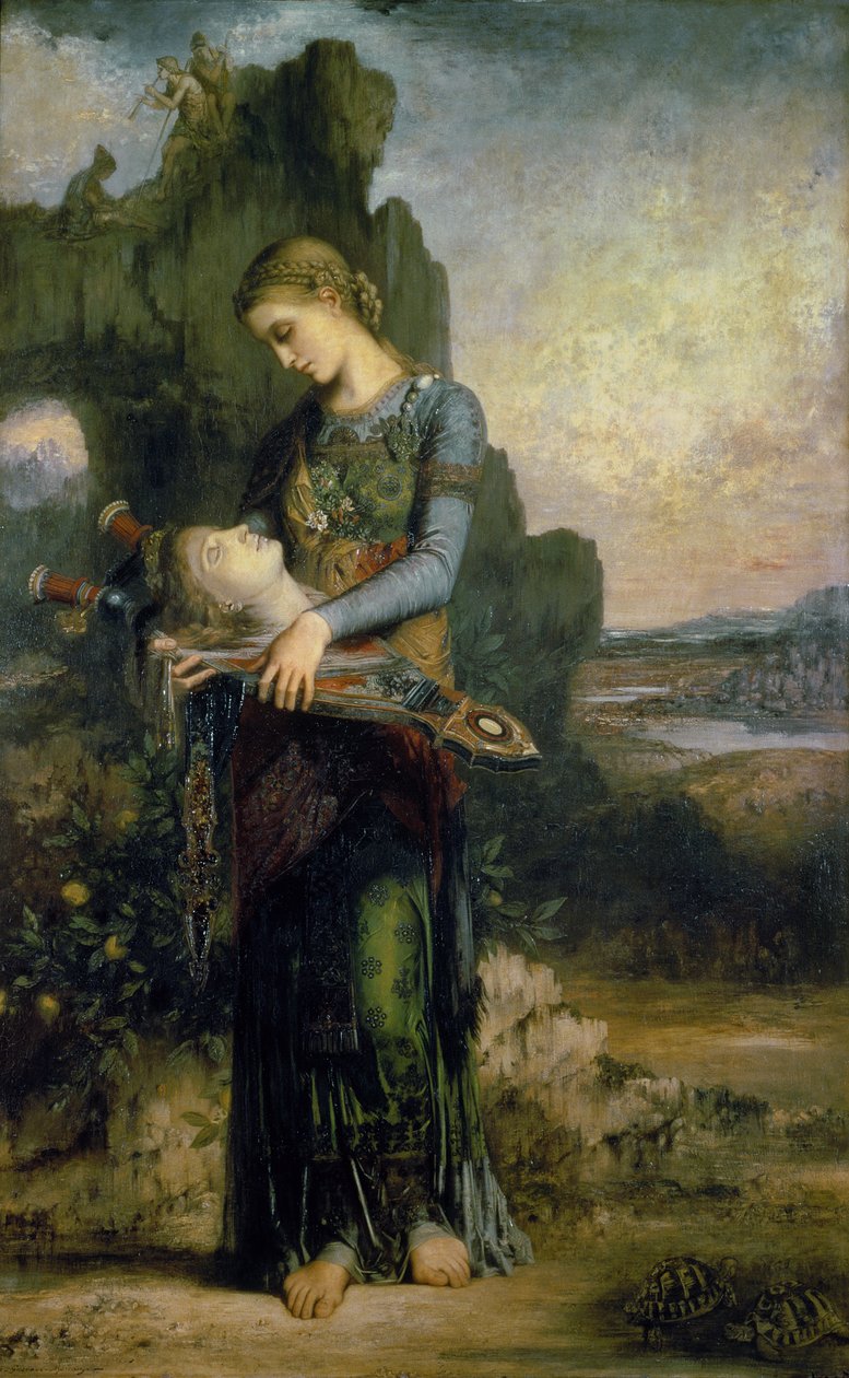 Orpheus, 1865 door Gustave Moreau
