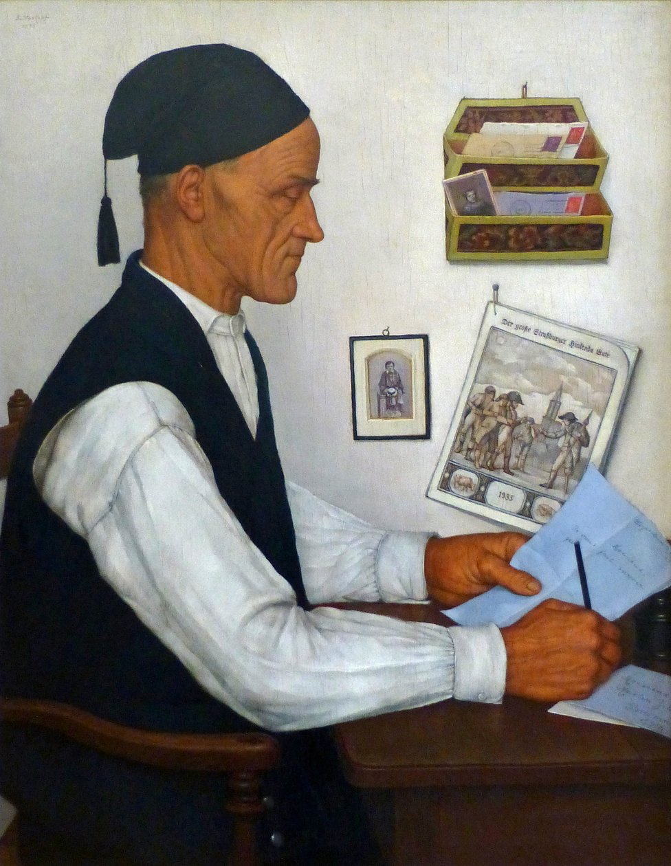 De kreupele boodschapper, 1935 door Gustave Stoskopf