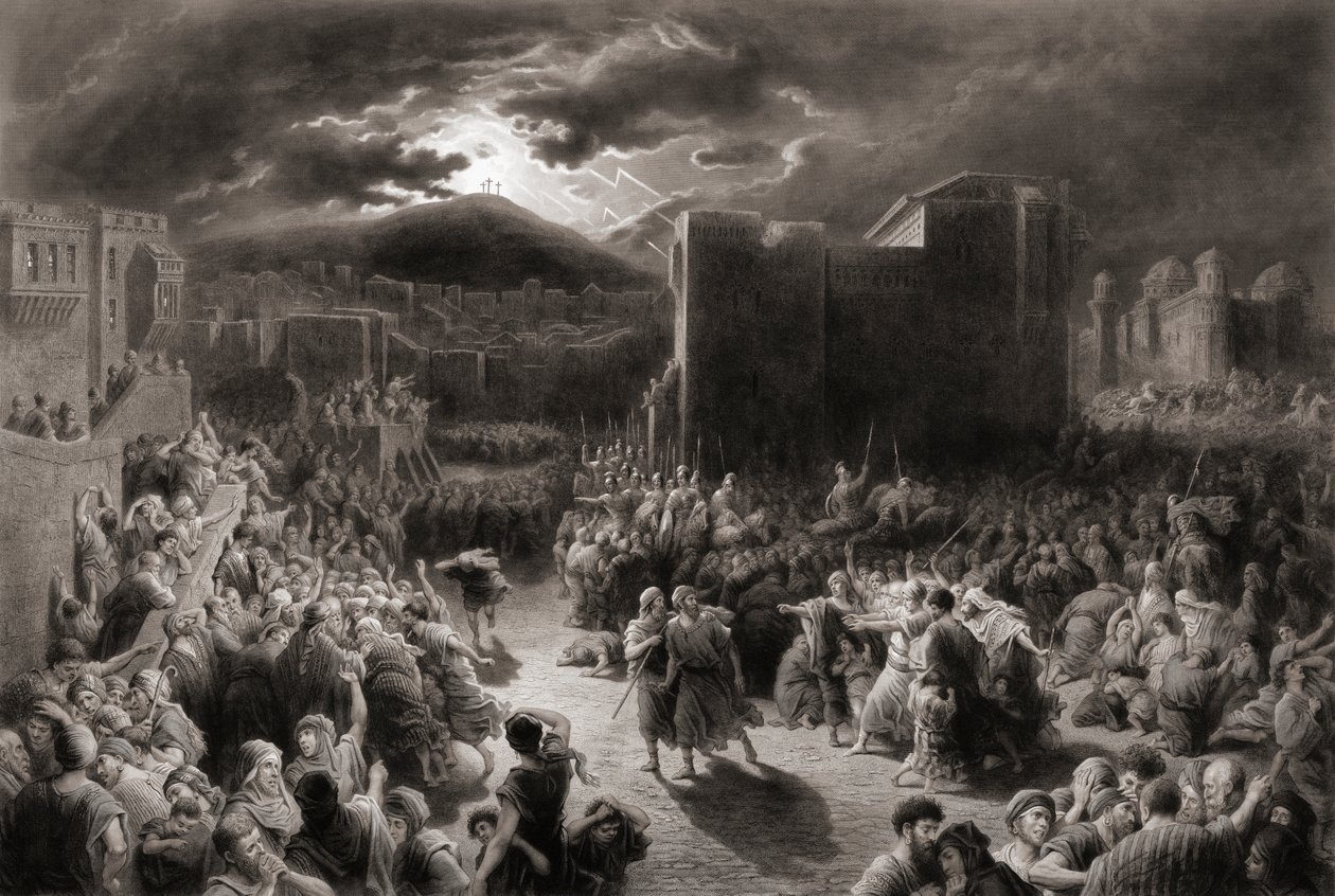 De Kruisiging van Christus door Gustave (after) Dore