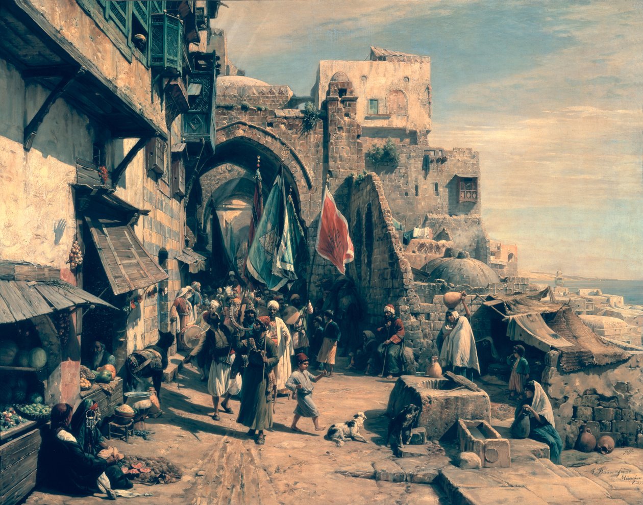 Onbekend schilderij door Gustave Bauernfeind