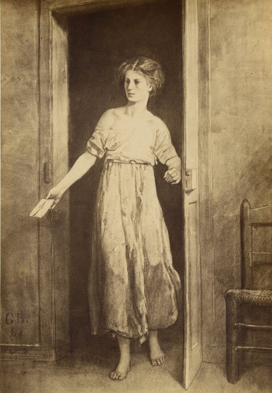 Gustave Brion - Éponine door Gustave Brion