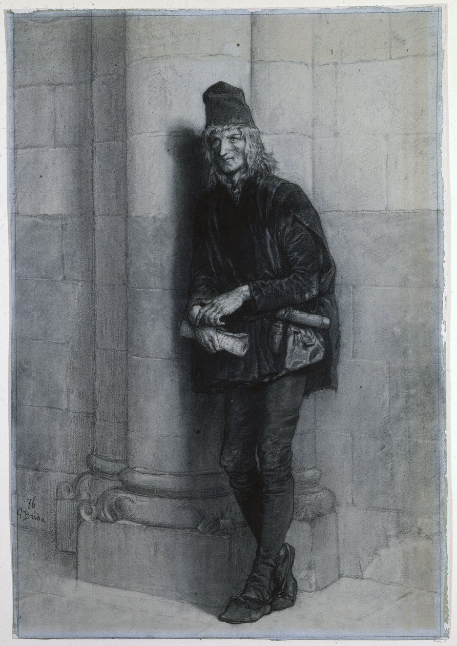 Pierre Gringoire. door Gustave Brion