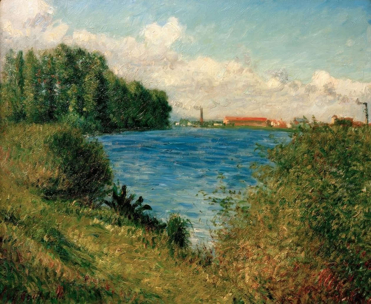 De Seine bij Argenteuil door Gustave Caillebotte