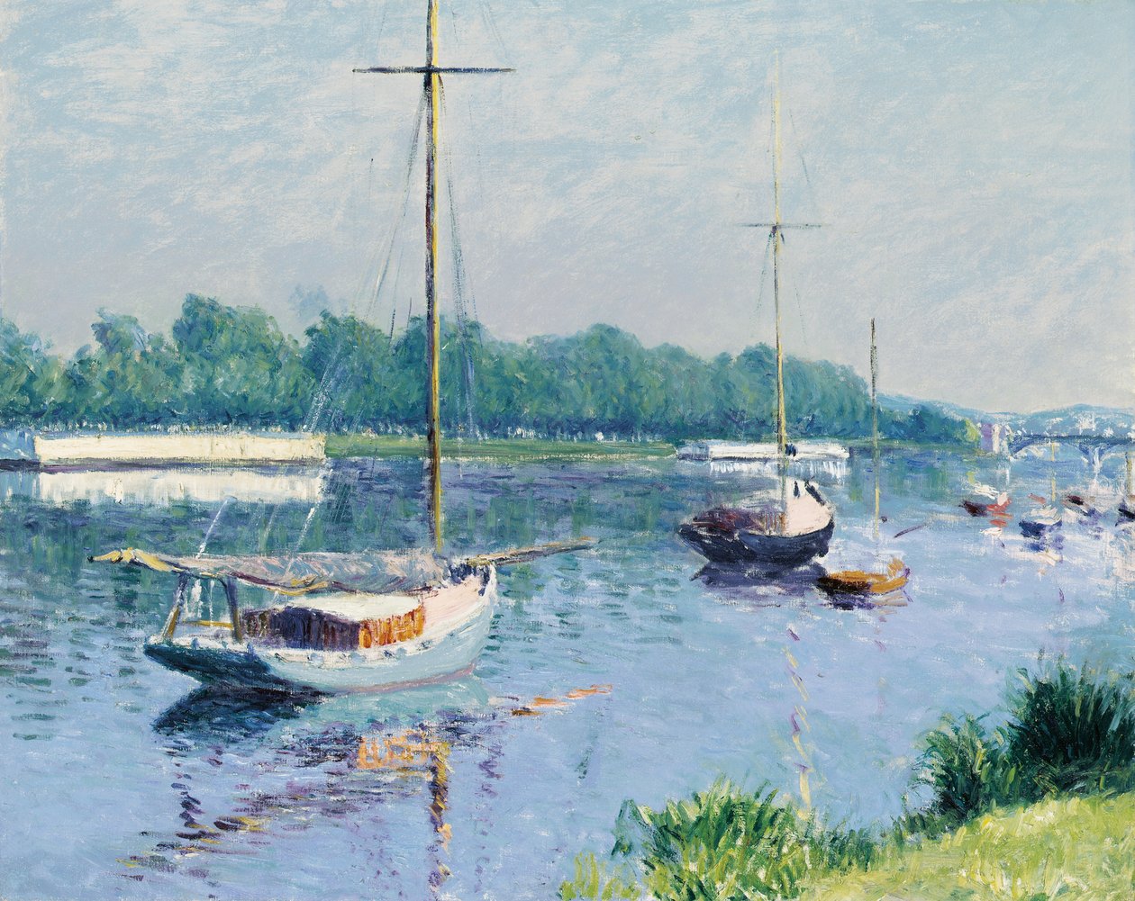 Meer van Argenteuil, c.1882 door Gustave Caillebotte