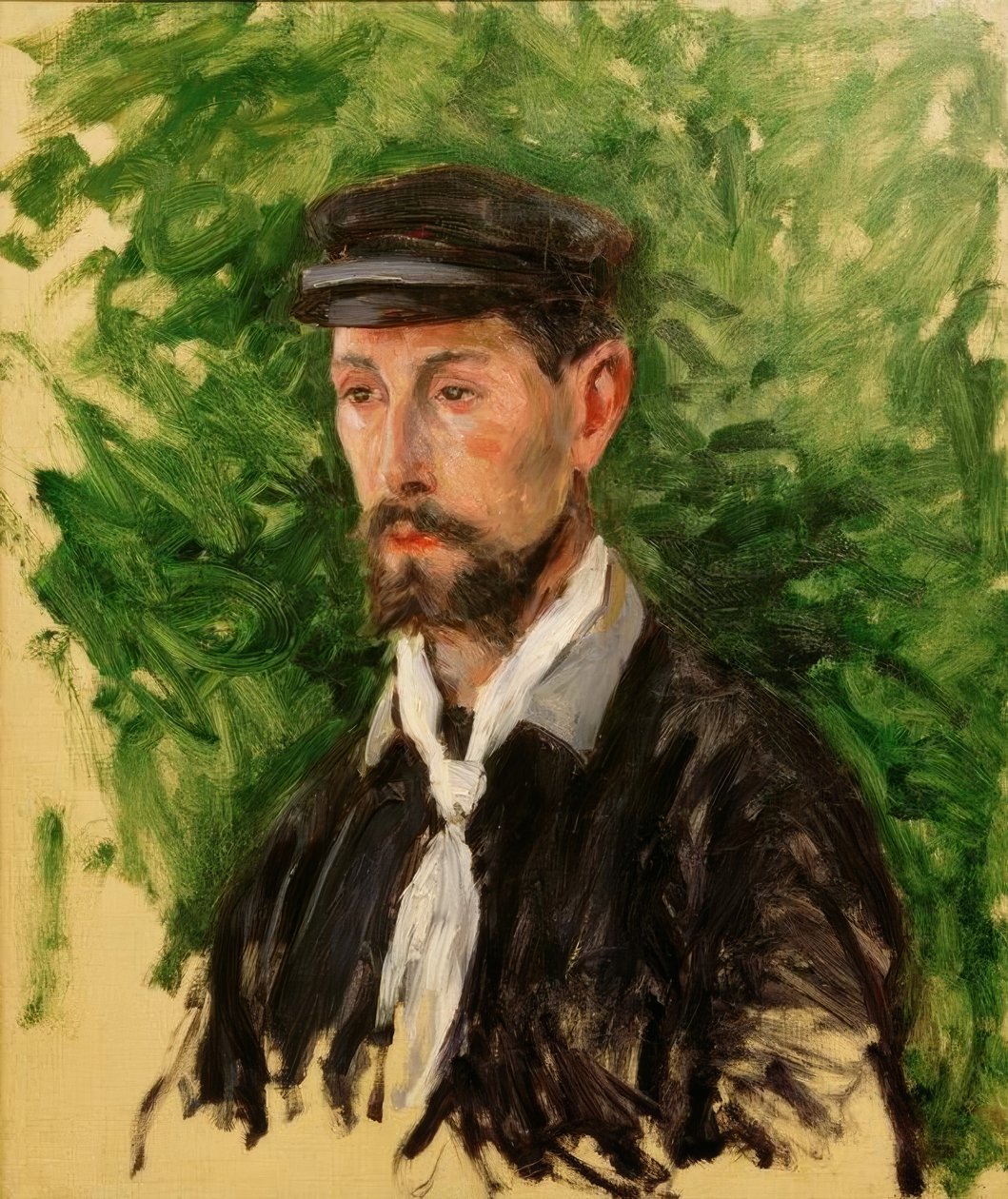 Portret van Eugène Lamy, buste door Gustave Caillebotte