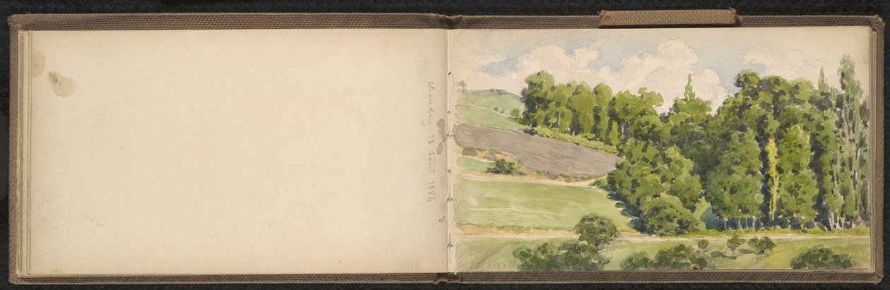 Schetsboek door Gustave Caillebotte