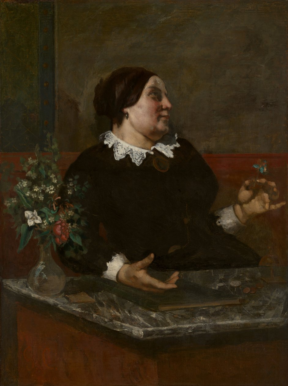 Moeder Grégoire door Gustave Courbet