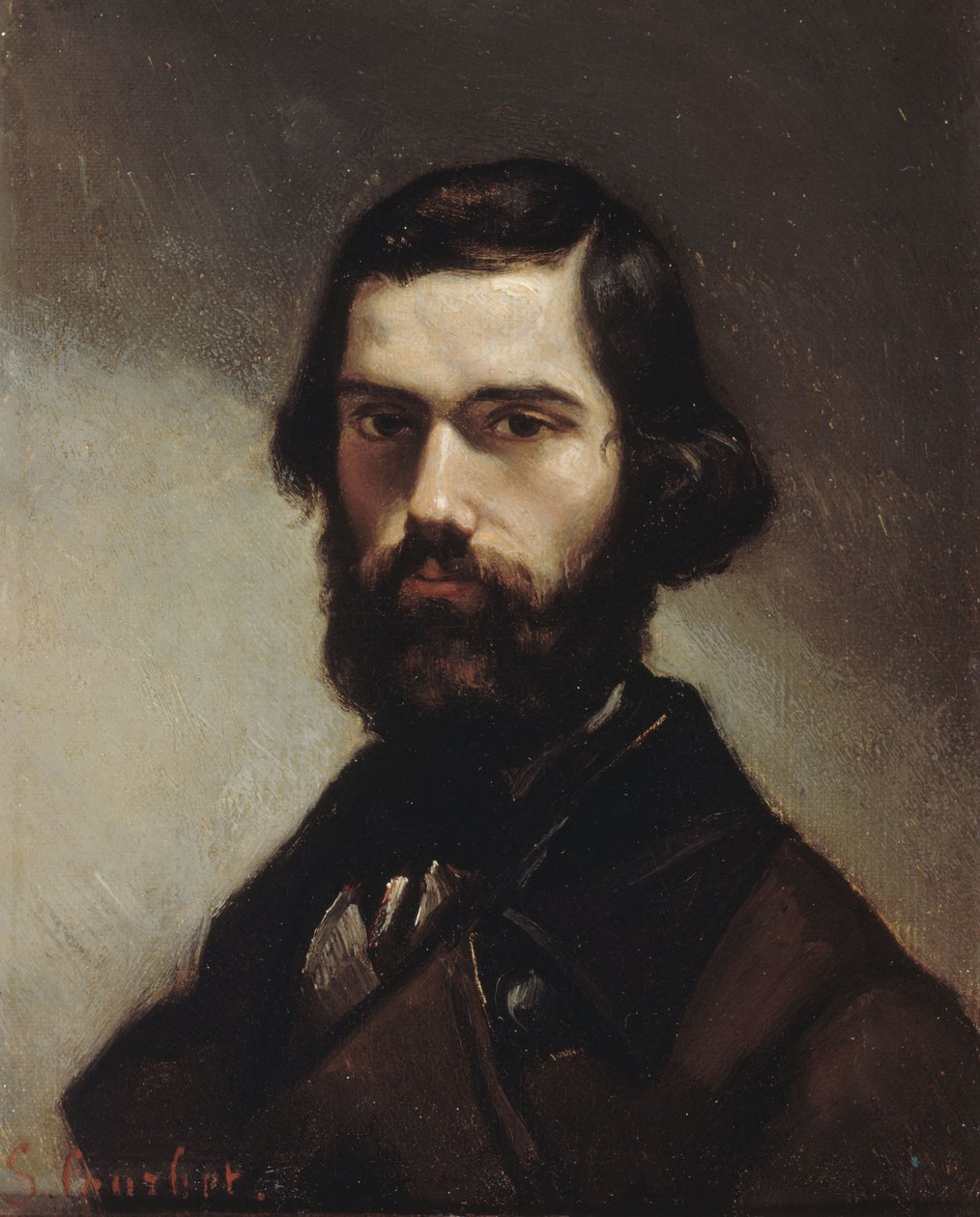 Portret van Jules Vallès 1832-1885, 1861 door Gustave Courbet