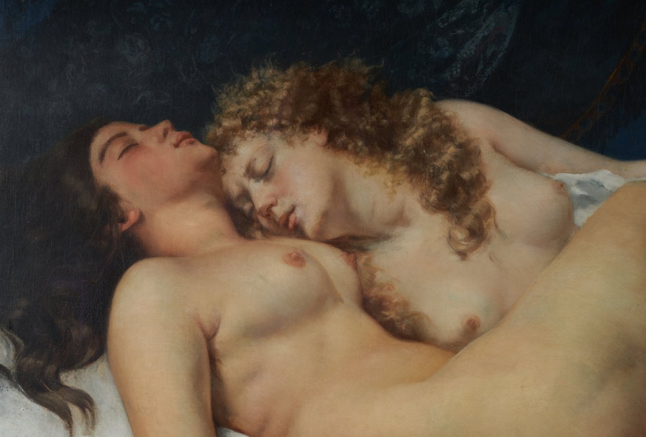 Slaap door Gustave Courbet