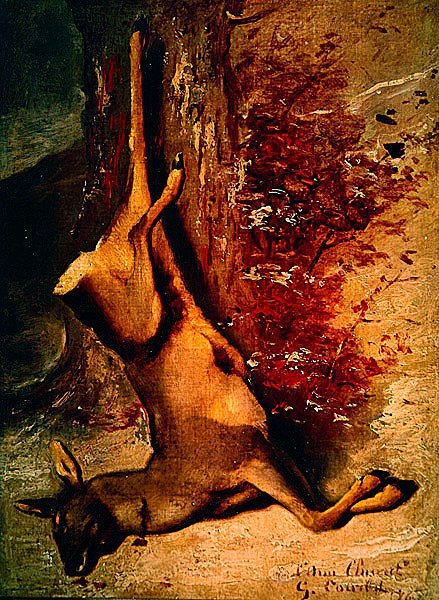Het ree, 1876 door Gustave Courbet