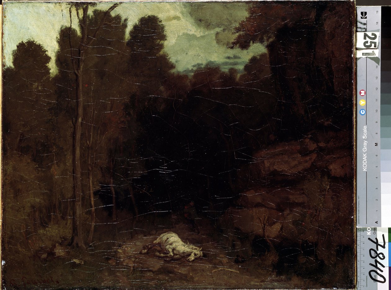 Onbekend schilderij door Gustave Courbet