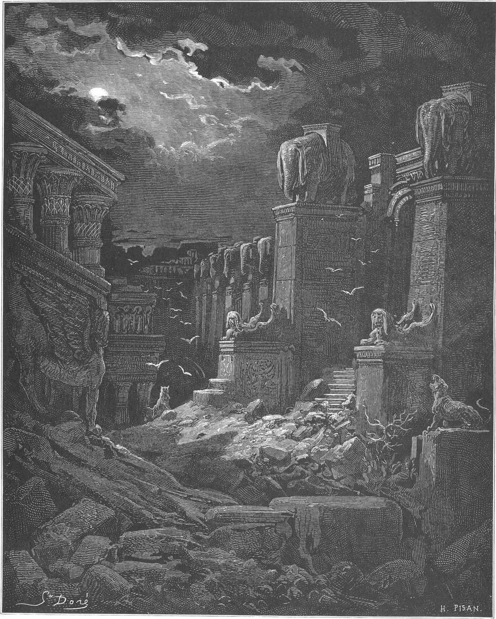 Babylon is Gevallen, 1897 door Gustave Dore