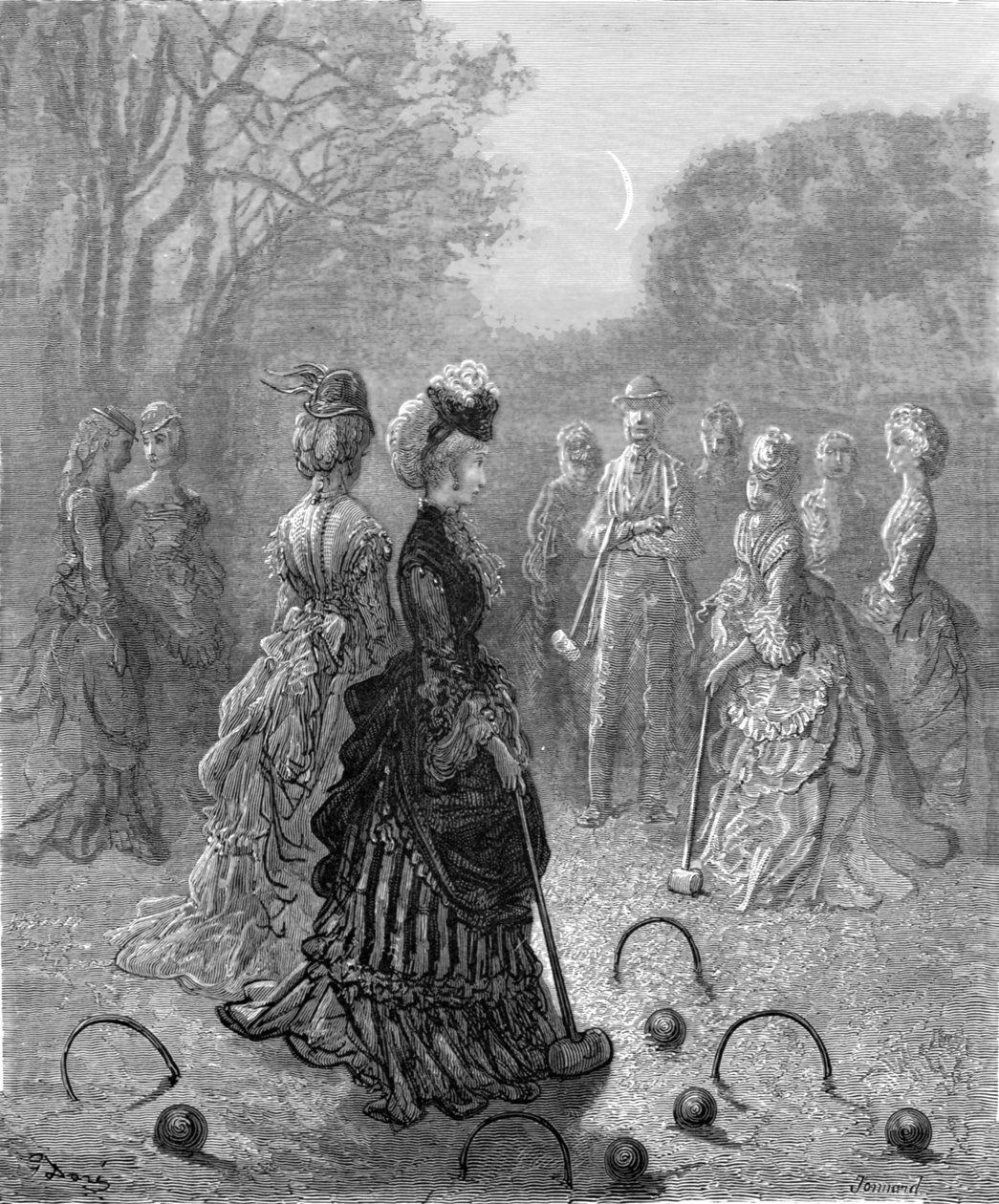 Croquet door Gustave Dore