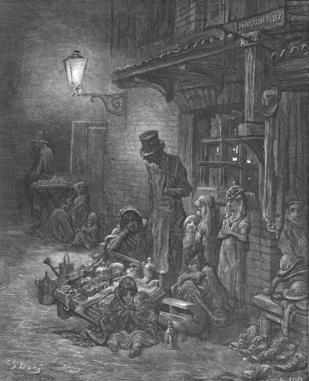 Houndsditch door Gustave Dore