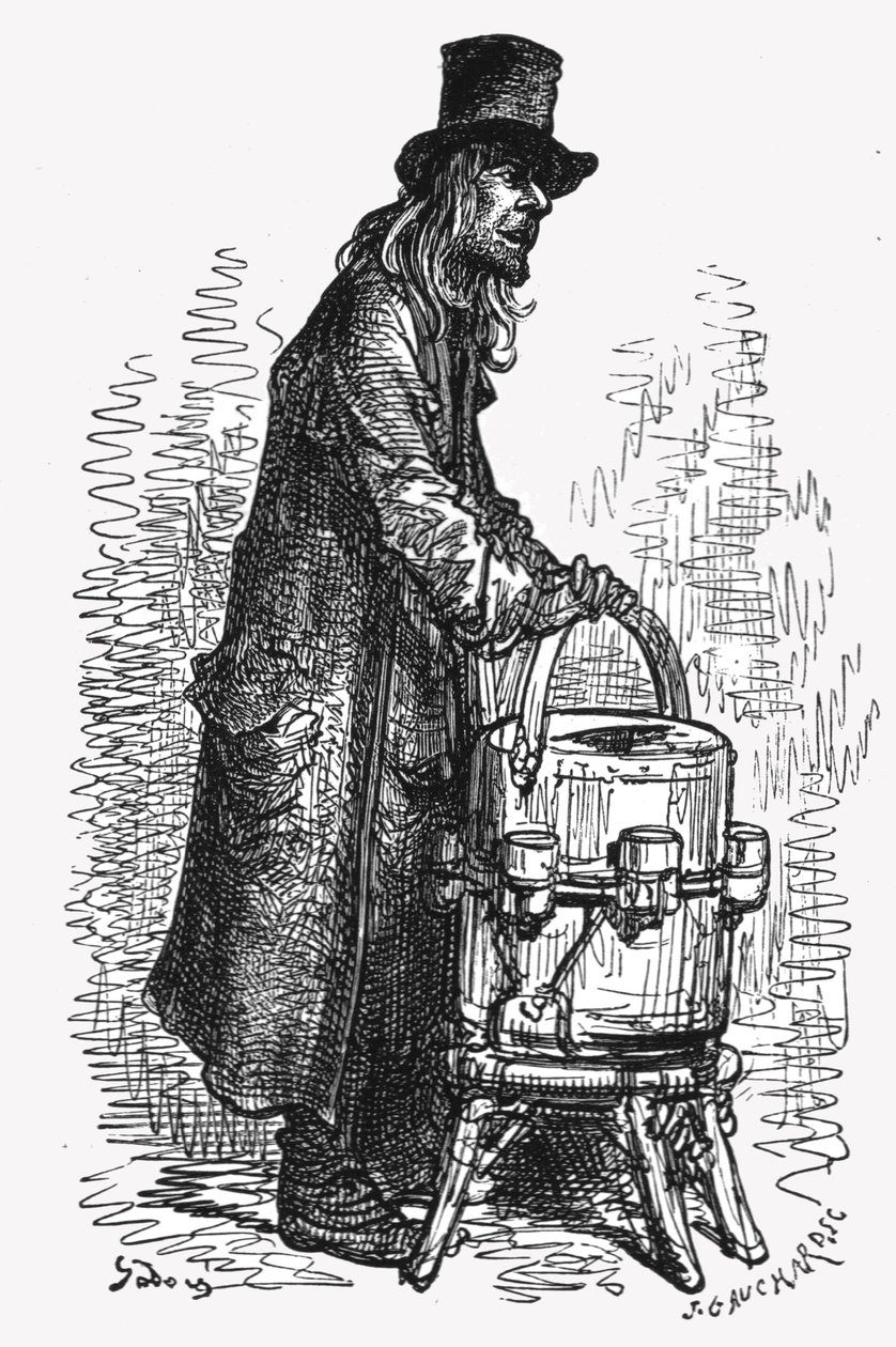 Limonadeverkoper, 1872 door Gustave Dore