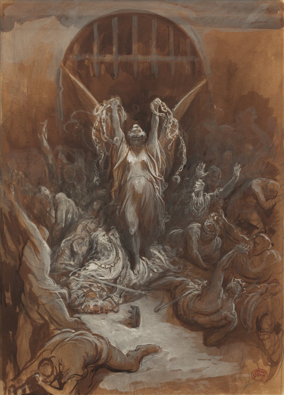 Vrijheid, ca. 1865-1875 door Gustave Dore