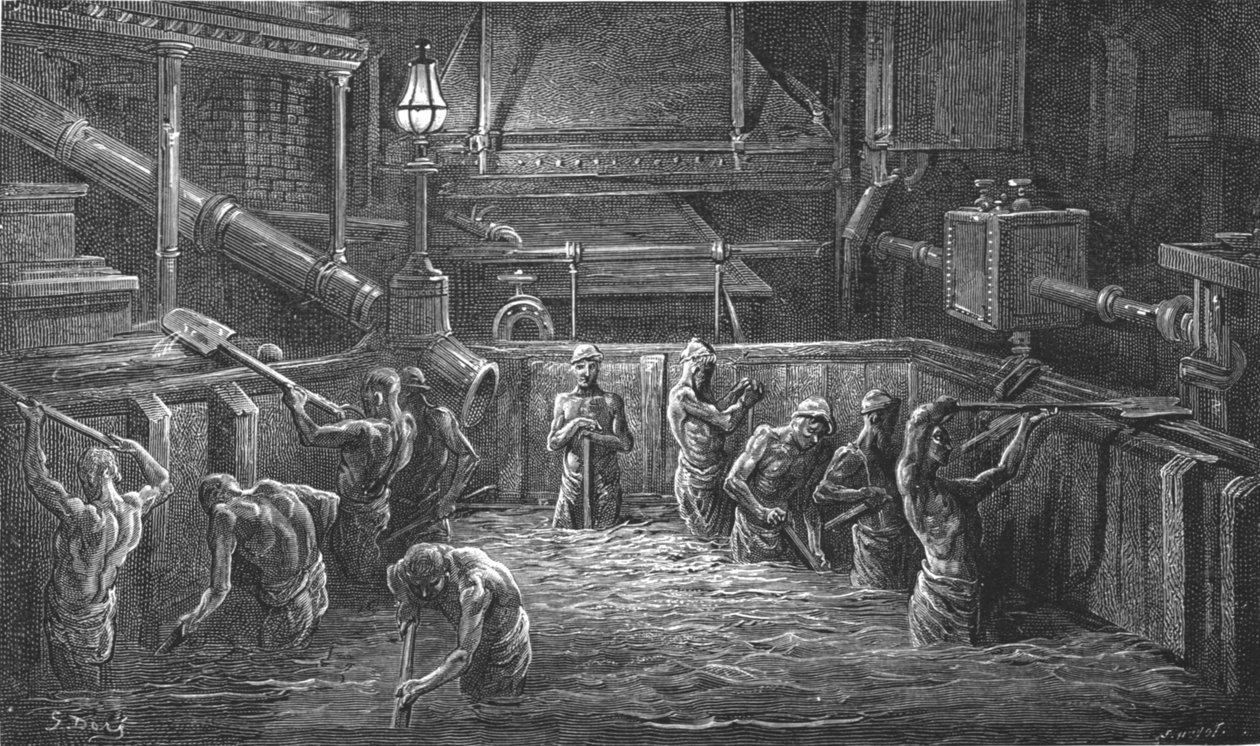 Mouten mengen, 1872 door Gustave Dore