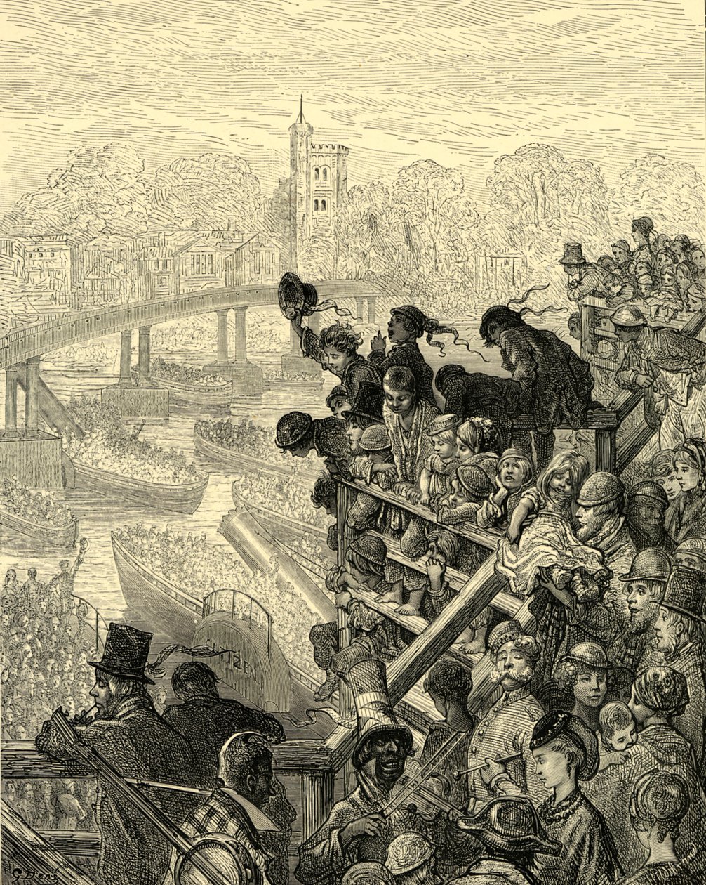Oxford en Cambridge boot door Gustave Dore