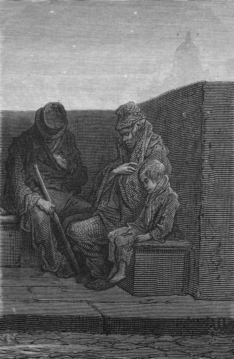 Penny Gaff Bezoekers, 1872 door Gustave Dore