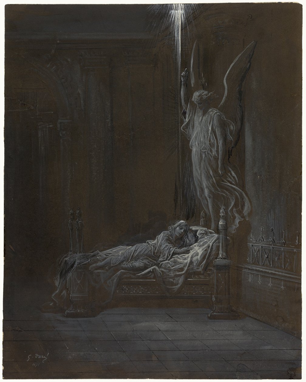 De Roeping van Samuel door Gustave Dore
