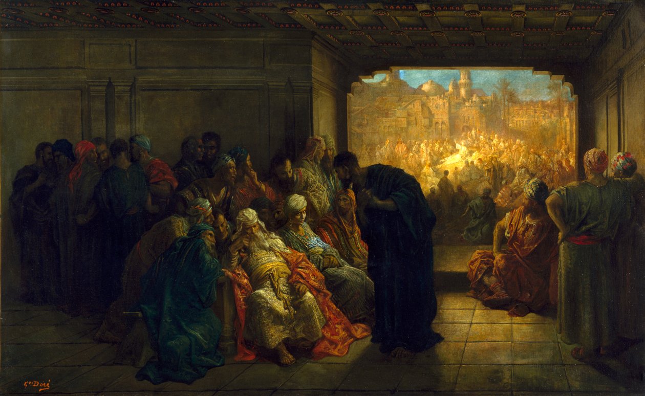 Het Huis van Kajafas, 1875 door Gustave Dore