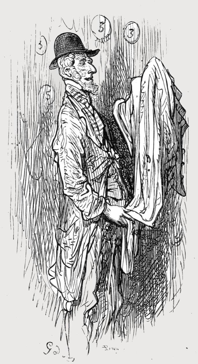 De Oude Klerenman door Gustave Dore