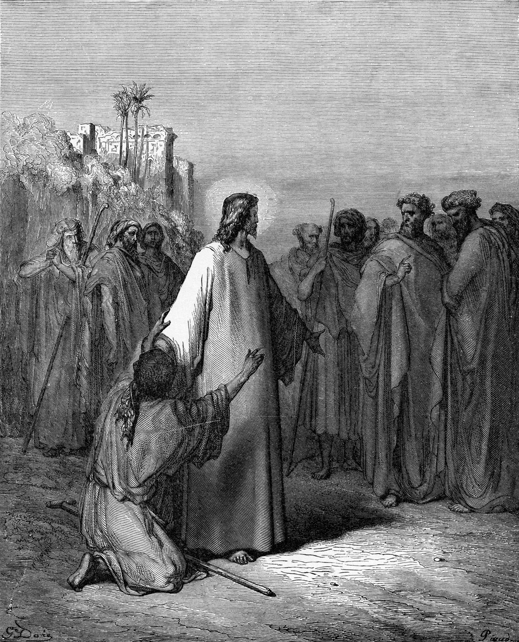 De bezetene door Gustave Dore