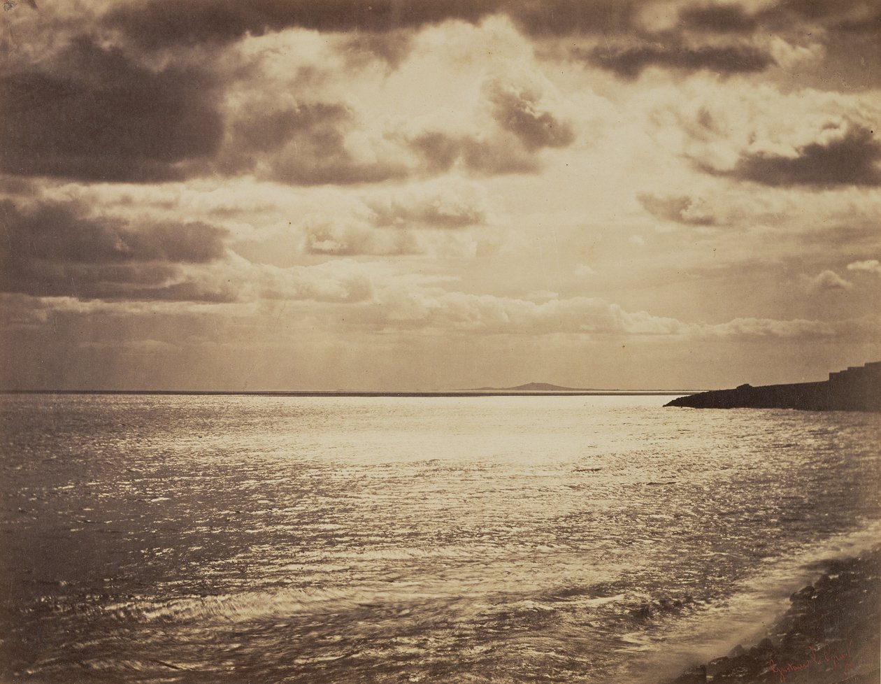 Middellandse Zee, Sète, nr. 18 door Gustave Le Gray