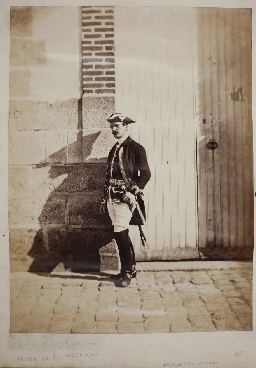 Prins Moskova in Chalons door Gustave Le Gray
