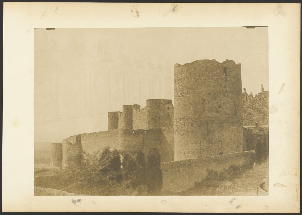 [Wallen van Carcassone]. door Gustave Le Gray