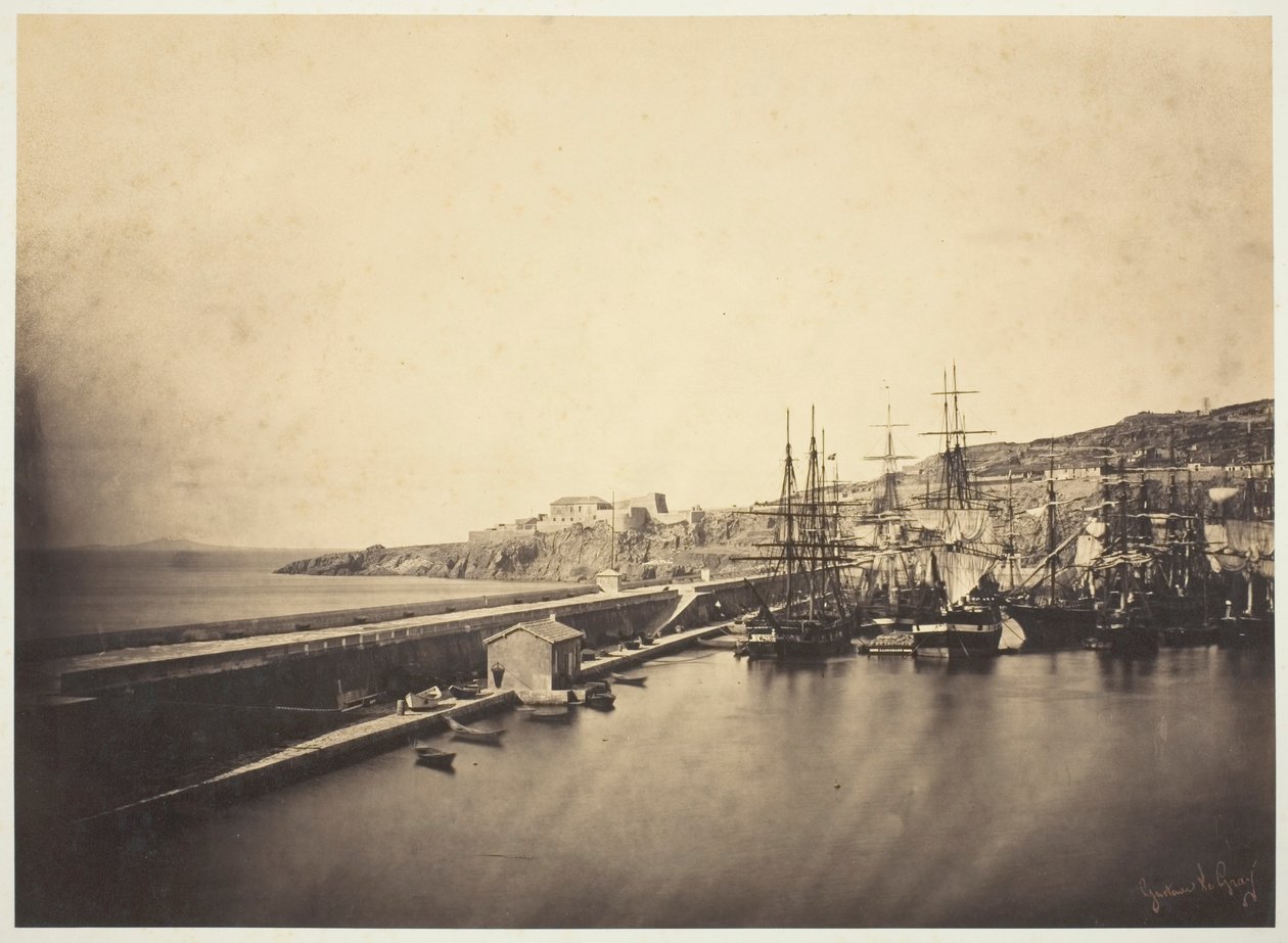 De Steiger bij Sète door Gustave Le Gray