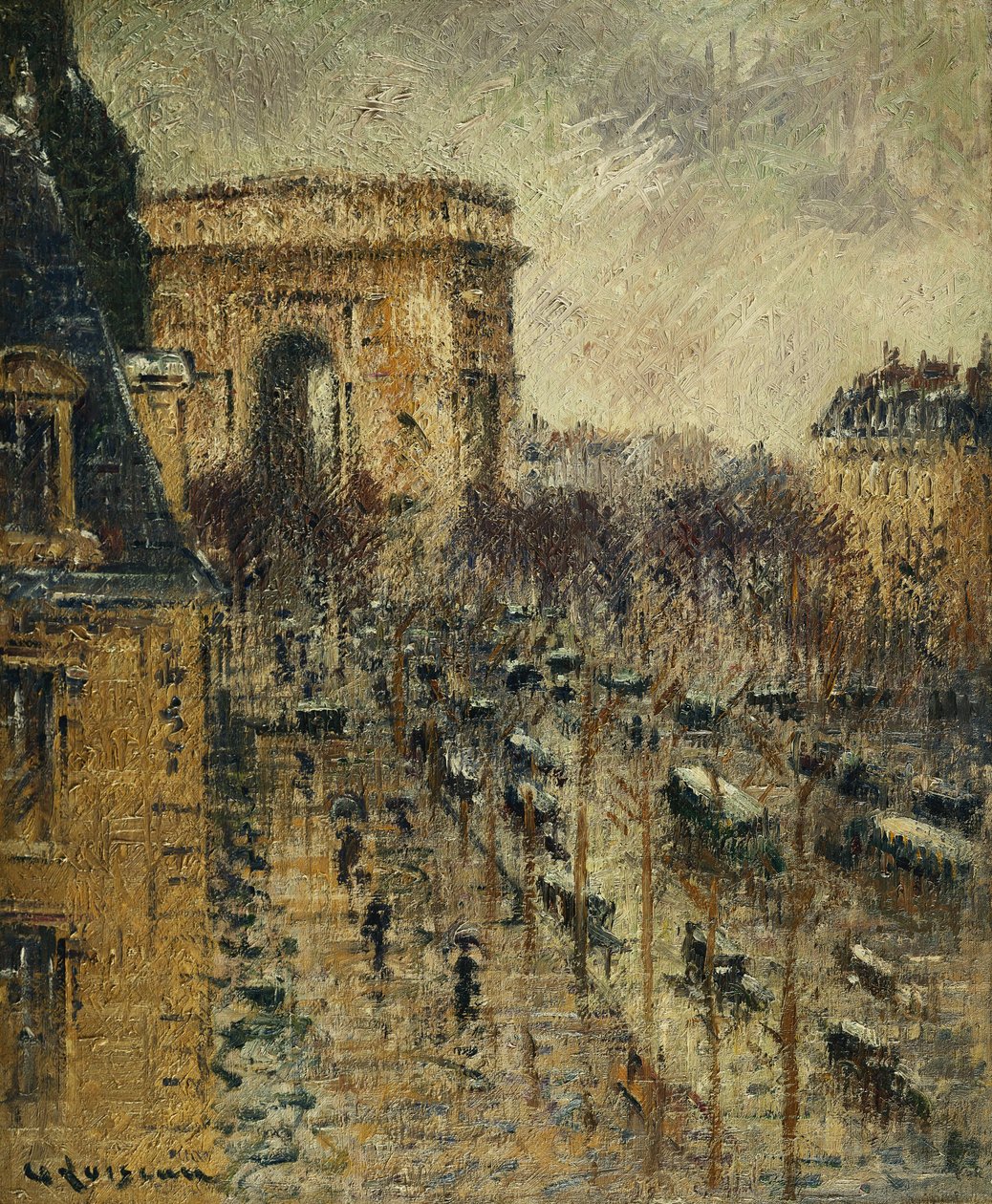De Triomfboog, c.1930-1931 door Gustave Loiseau