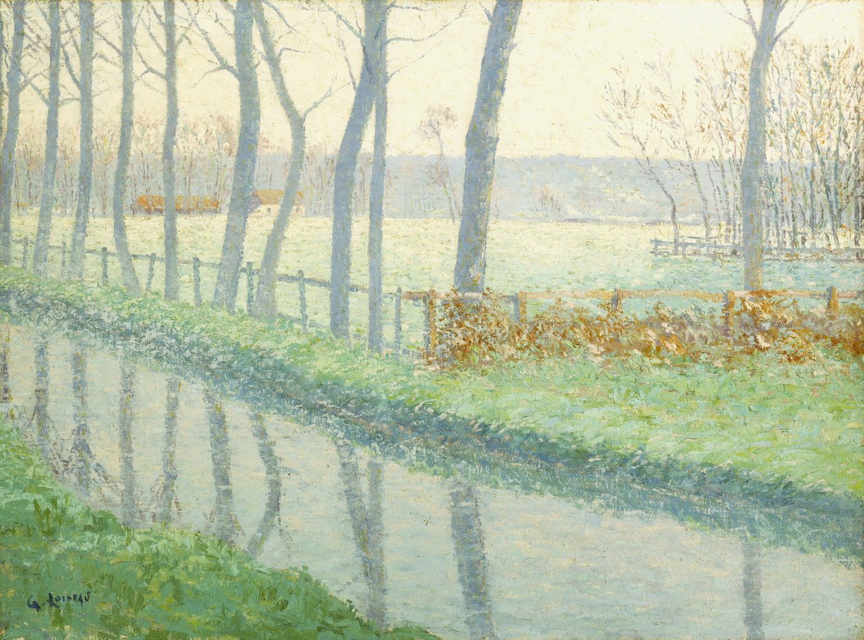 Le Sausseron, Nesles-la Vallee, c.1891 door Gustave Loiseau