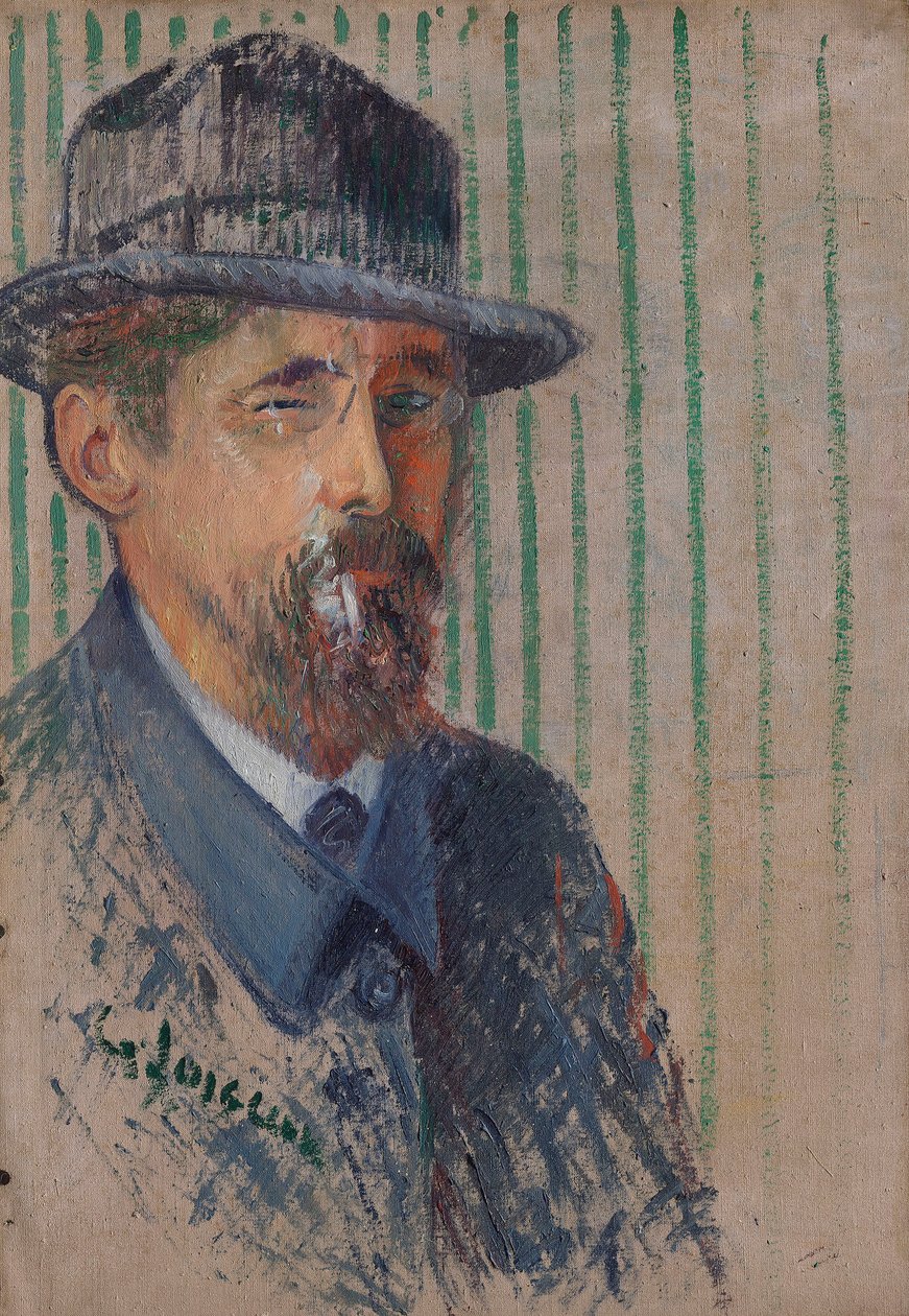 Zelfportret, 1919 door Gustave Loiseau