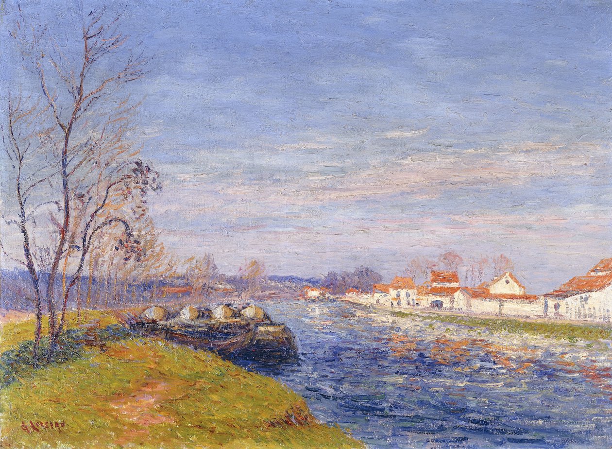 St. Mammes, Moret-sur-Loing door Gustave Loiseau