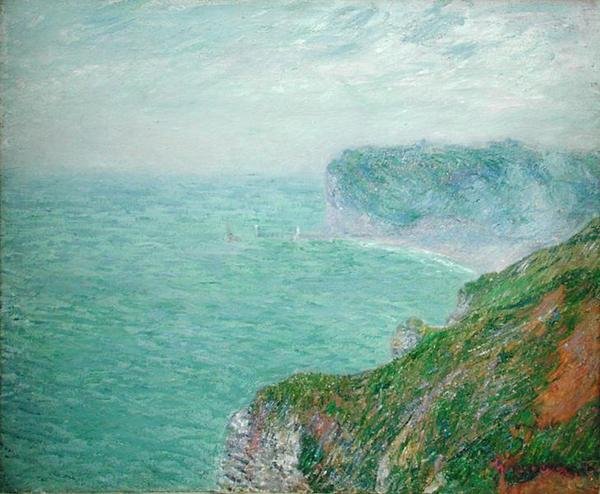 De Kliffen bij Fecamp door Gustave Loiseau