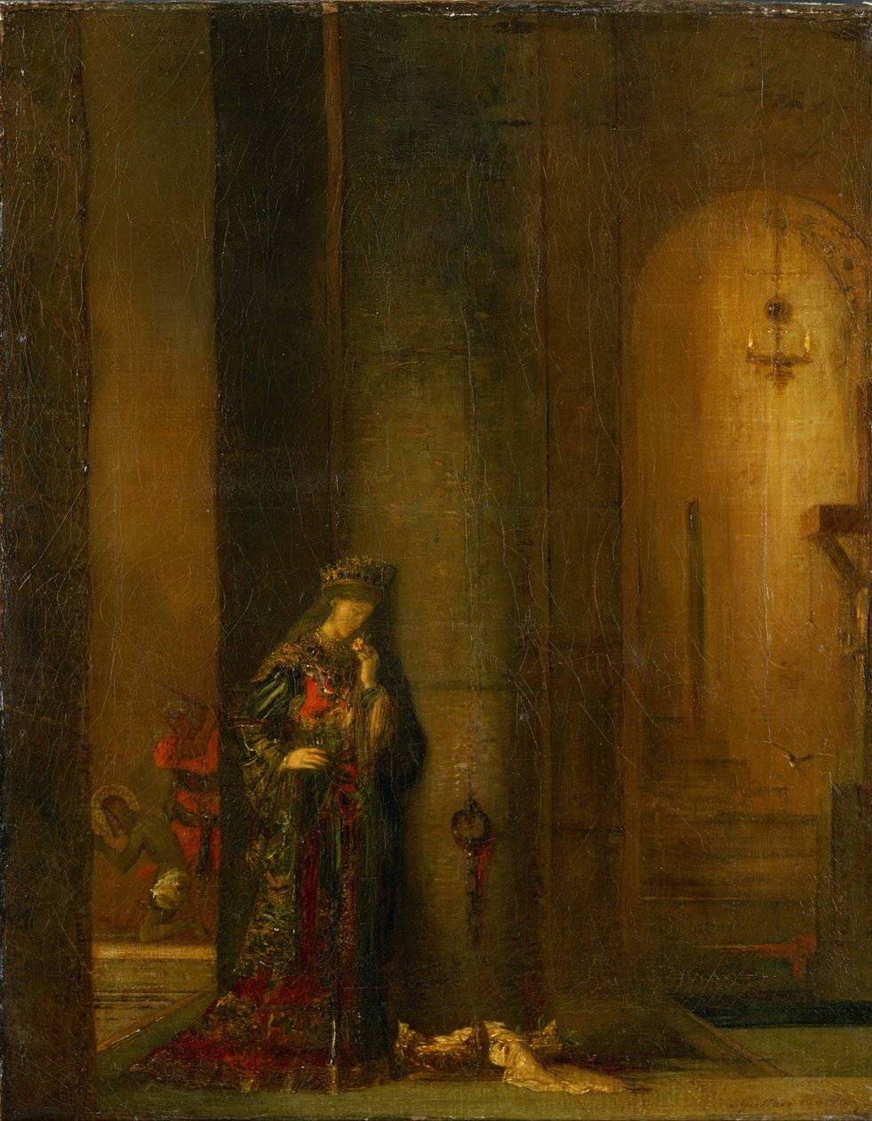 Salome in de gevangenis door Gustave Moreau