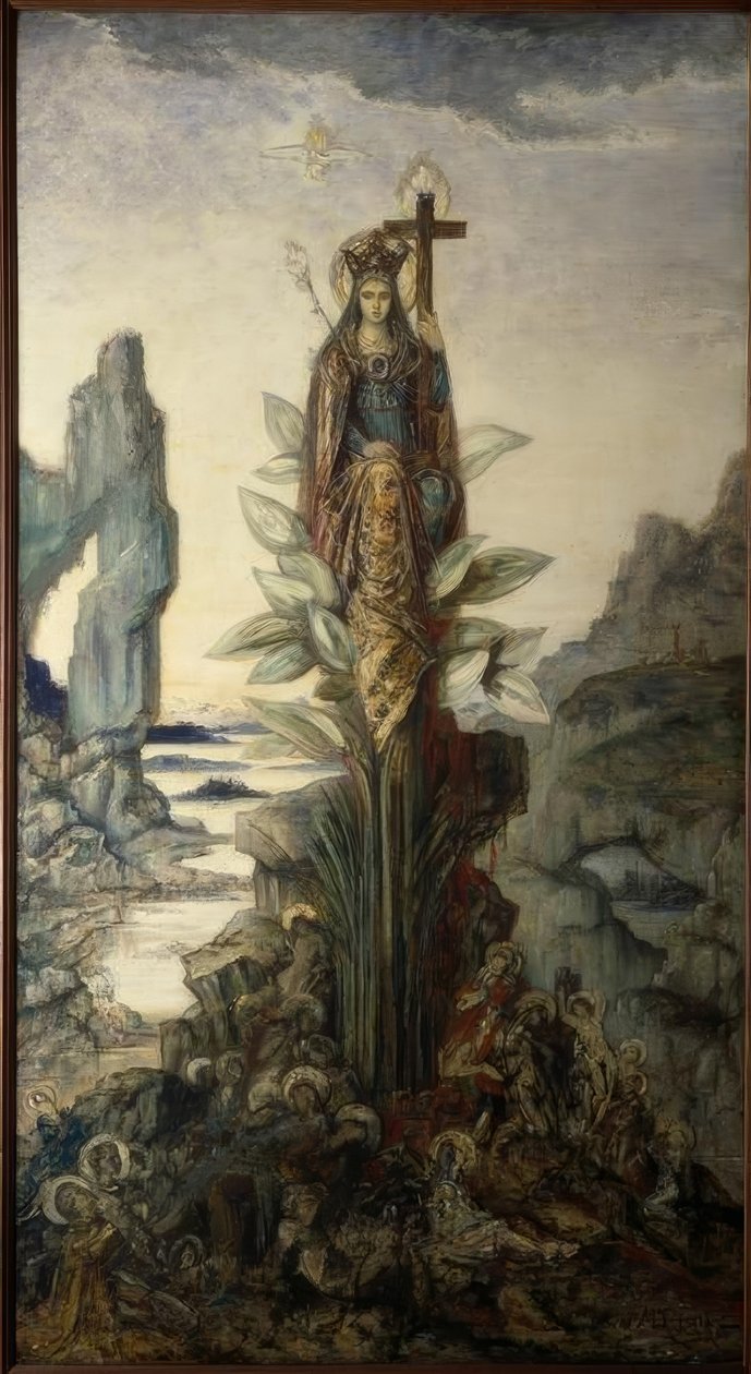 Mystieke bloem door Gustave Moreau