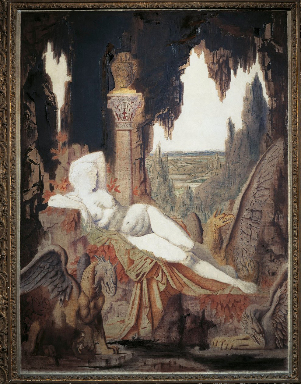 Fee aux Griffons door Gustave Moreau