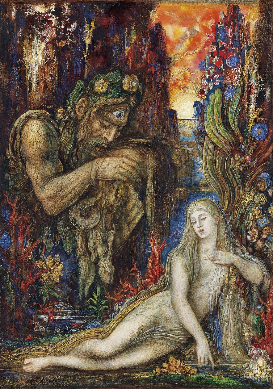 Frans: Galatée Galathea door Gustave Moreau