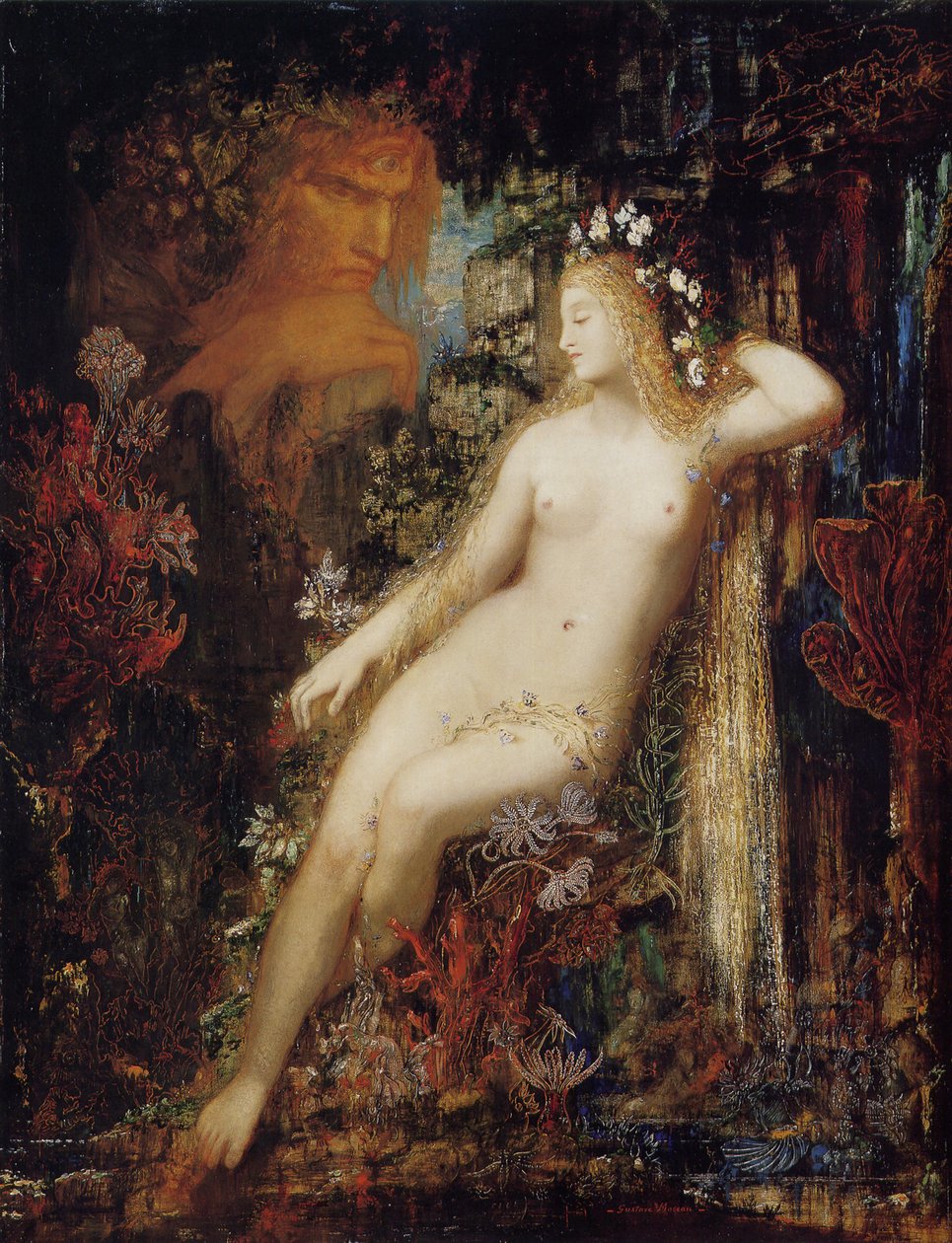 Galathea door Gustave Moreau