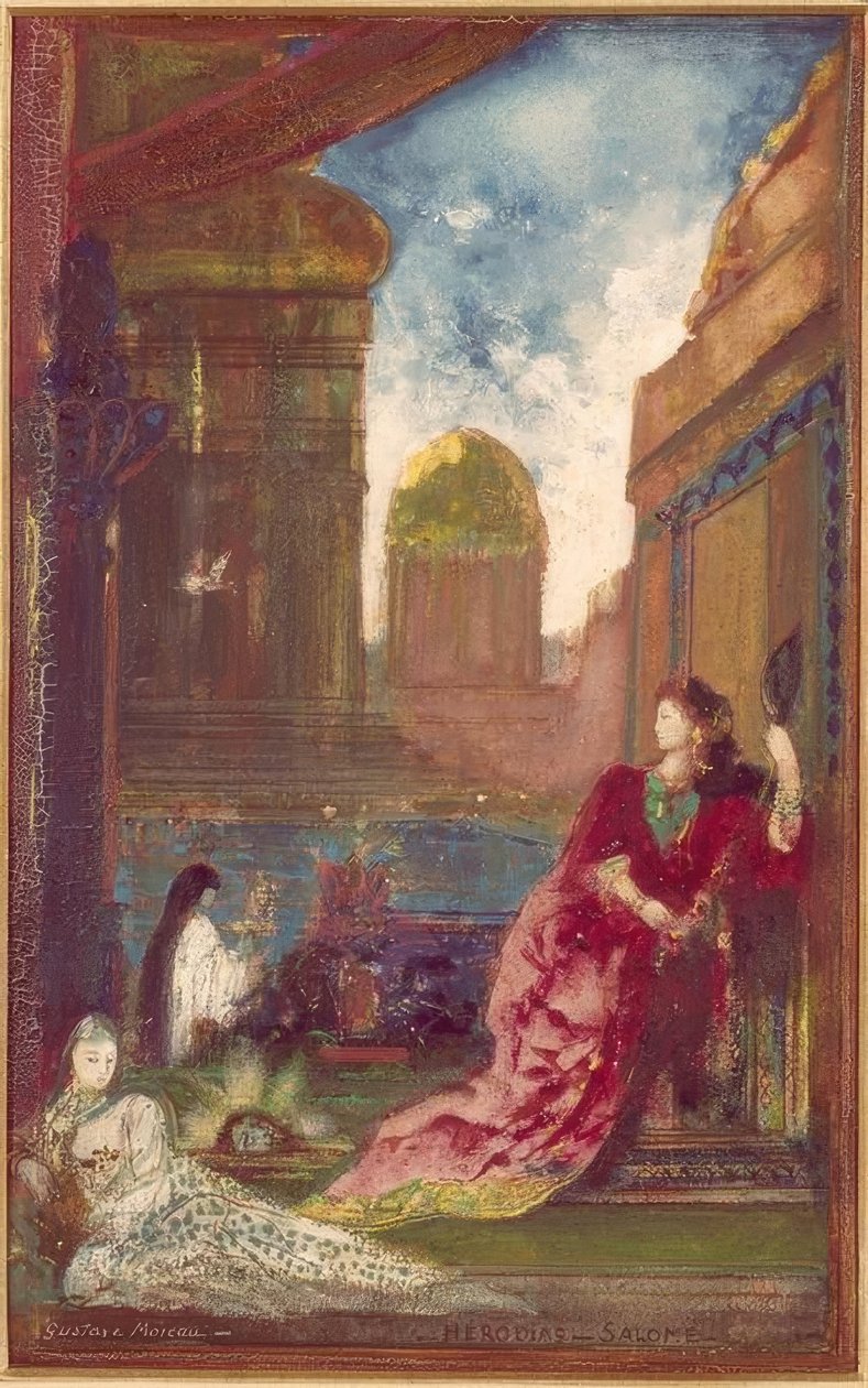 Herodias en Salome door Gustave Moreau